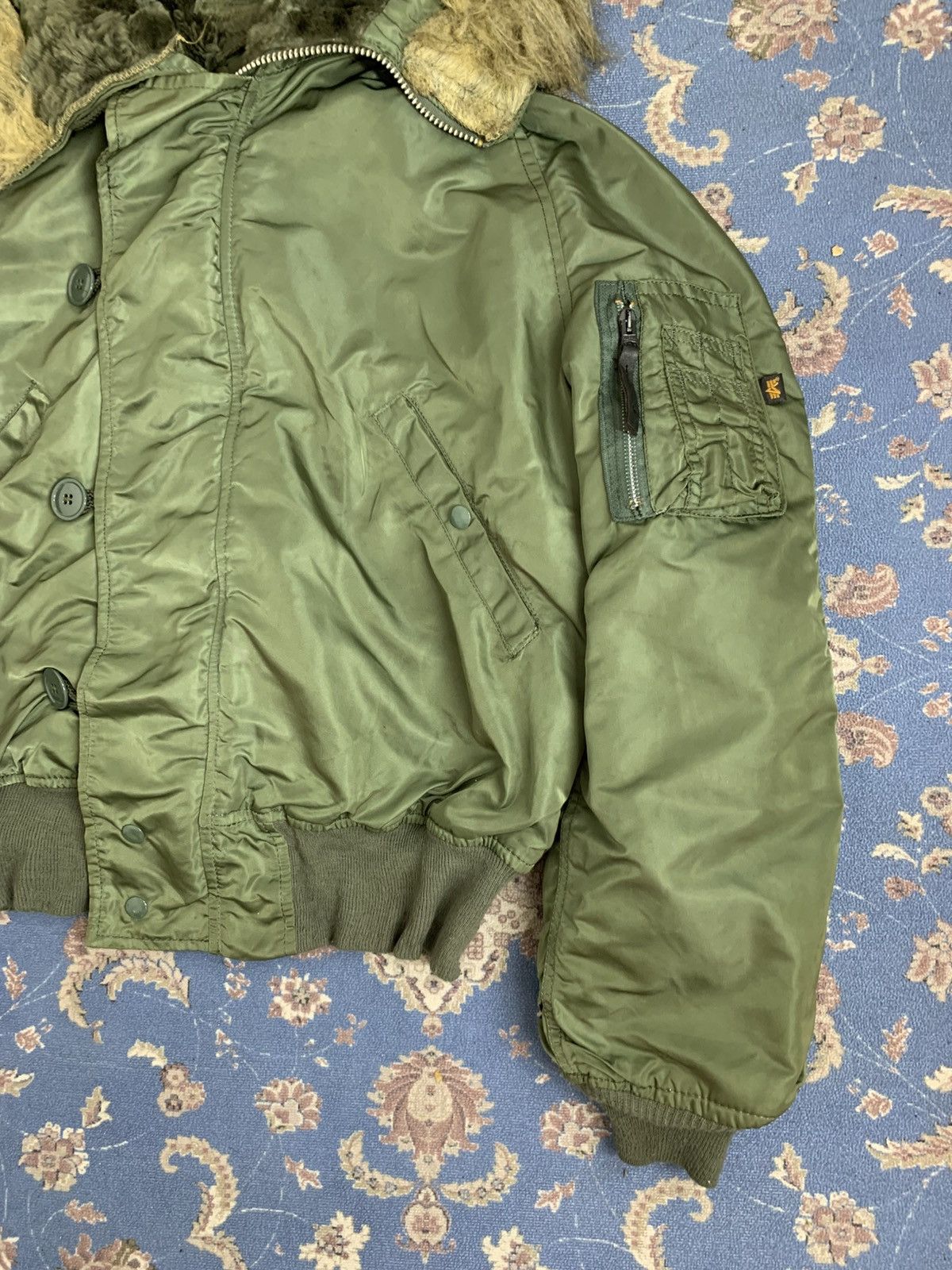 Vintage ALPHA INDUSTRIES N-2B Flight Bomber Jacket