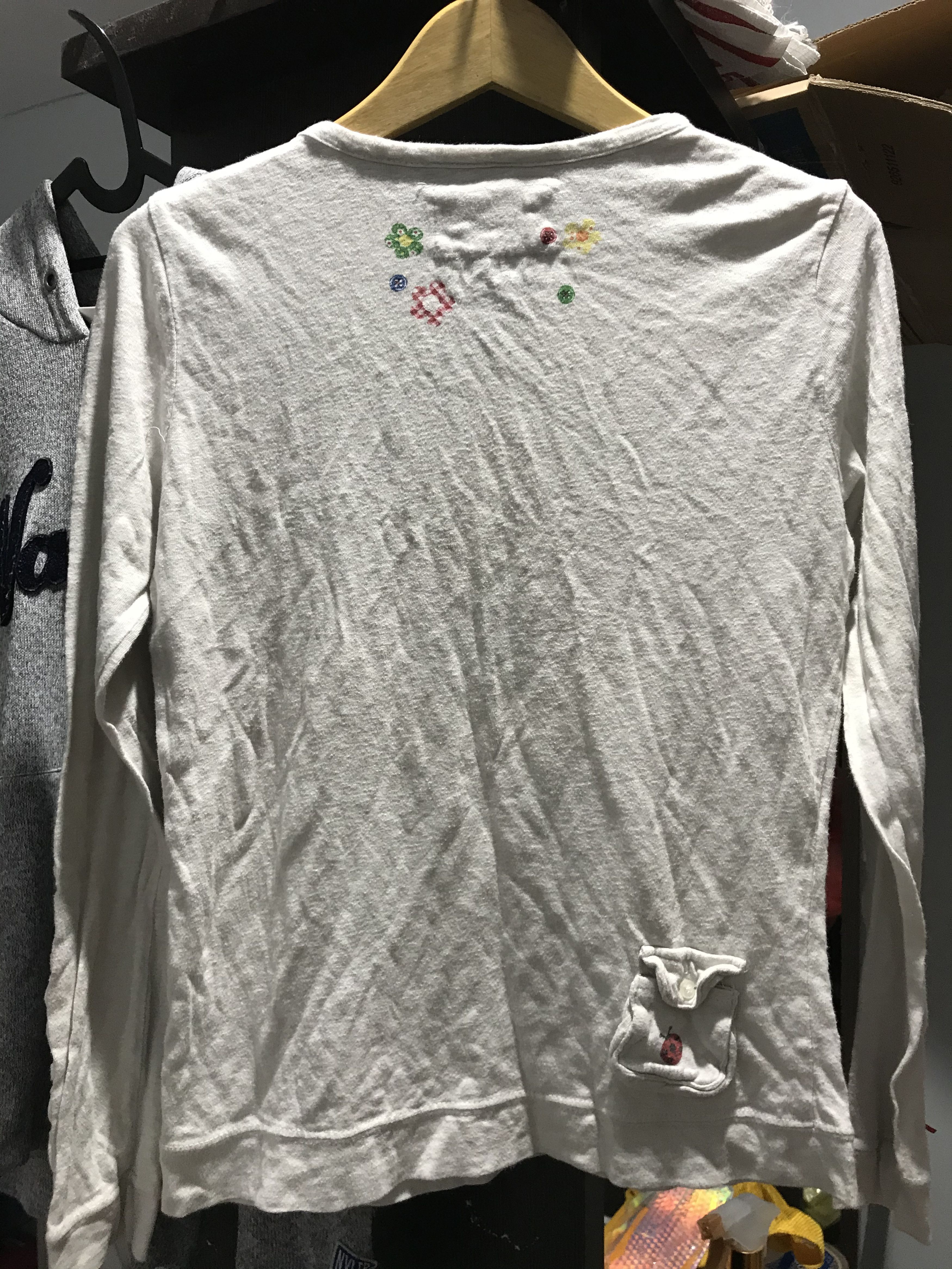 Japanese Brand Vintage happy market patch longsleeve t-shirts y2k Size US S / EU 44-46 / 1 - 4 Thumbnail