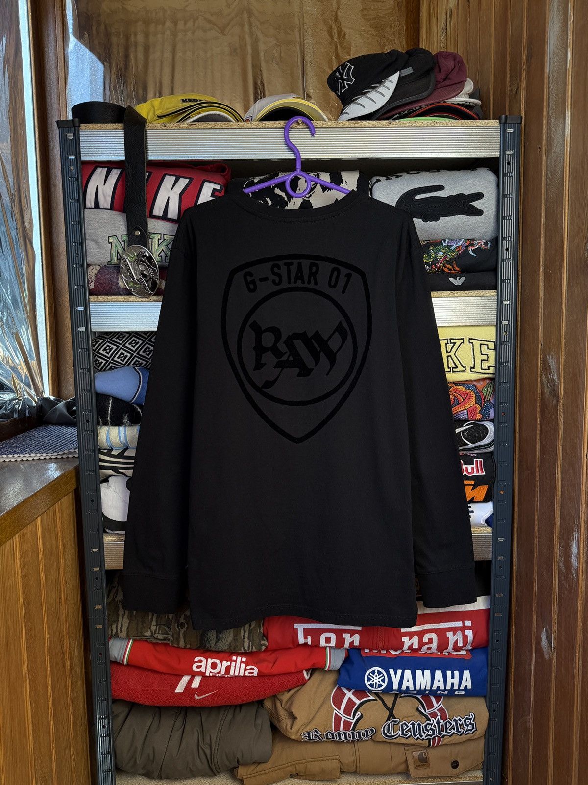 G-Star G Star RAW Long Sleeve Tee Big Logo Size L Size US L / EU 52-54 / 3 - 1 Thumbnail