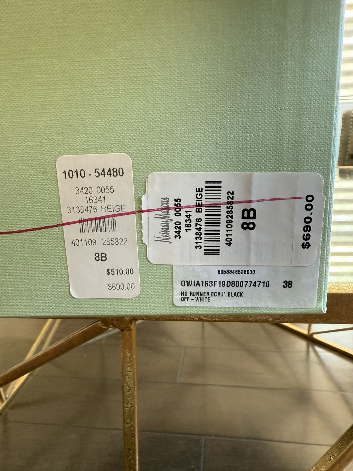 Off-White Off-White Women’s HG Runner ‘Beige’ Size US 8 / IT 38 - 16 Thumbnail