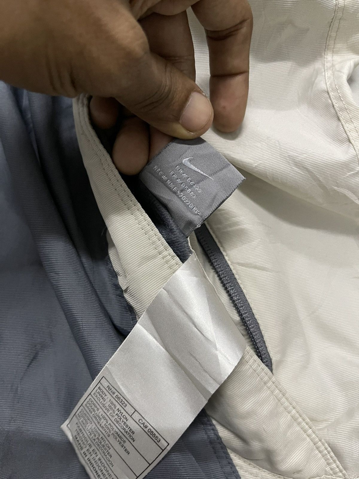 Nike × Vintage 2000s NIKE REVERSIBLE NYLON/FLEECE HOODIE ZIPPER JACKET Size US M / EU 48-50 / 2 - 14 Thumbnail