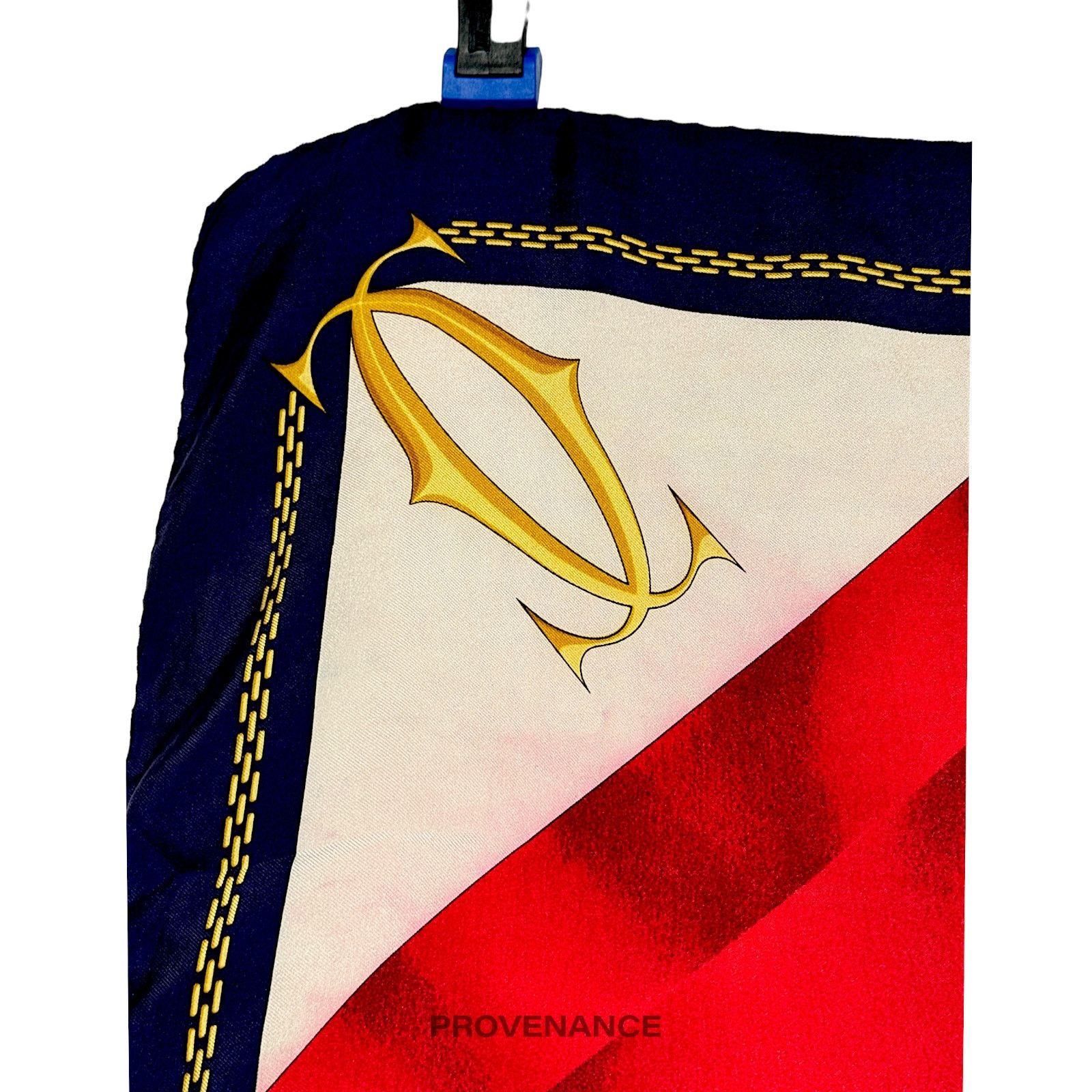 Cartier 🔴 Cartier Ruby Gem Chain Logo Silk Scarf - Multicolor 80 Size ONE SIZE - 7 Thumbnail