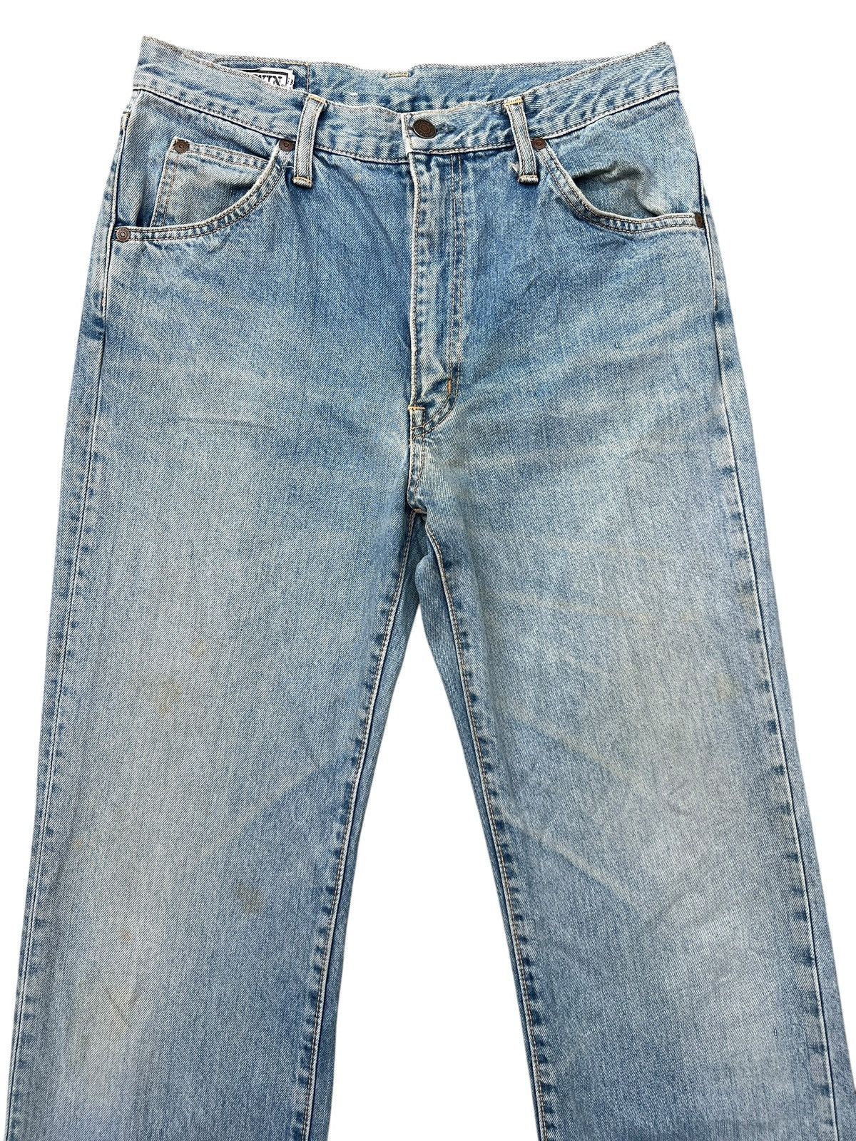 Edwin Vintage Edwin Japan Distressed Denim Jeans 31x32 Size US 31 - 4 Thumbnail