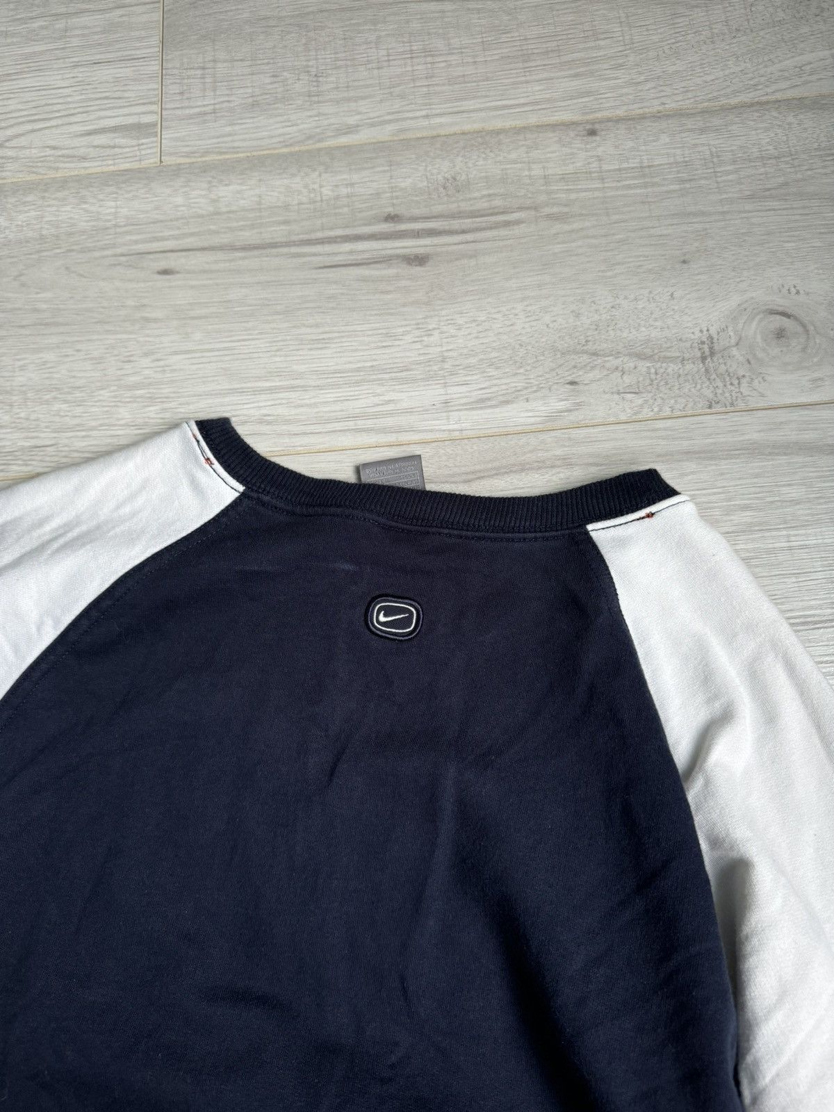 Nike × Vintage Vintage Nike Track Logo Oversized Sweatshirt Size US L / EU 52-54 / 3 - 8 Thumbnail
