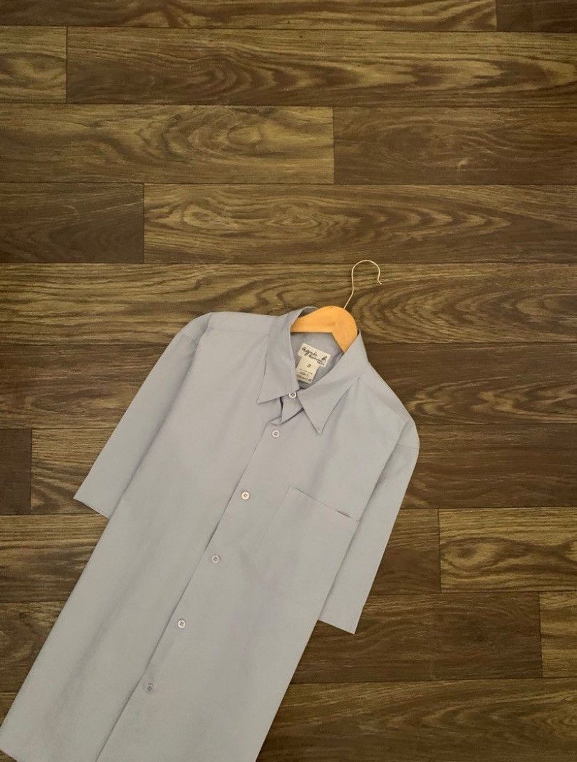 agnes b. Mens Shirt AGNES B. Cotton Short Sleeve Size US M / EU 48-50 / 2 - 1 Thumbnail