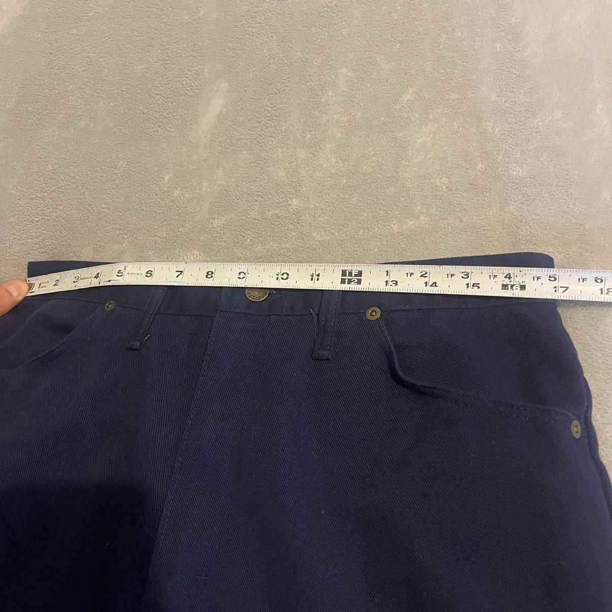 Rustler Vintage Rustler Pants Men 36x30 Blue Dress Slacks (34x25) Size US 34 / EU 50 - 5 Thumbnail