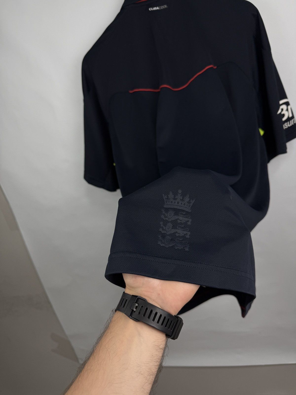 Adidas 🏴󠁧󠁢󠁥󠁮󠁧󠁿 2010 Adidas England Cricket Jersey Polo T-Shirt Brit Rare Size US XL / EU 56 / 4 - 12 Thumbnail