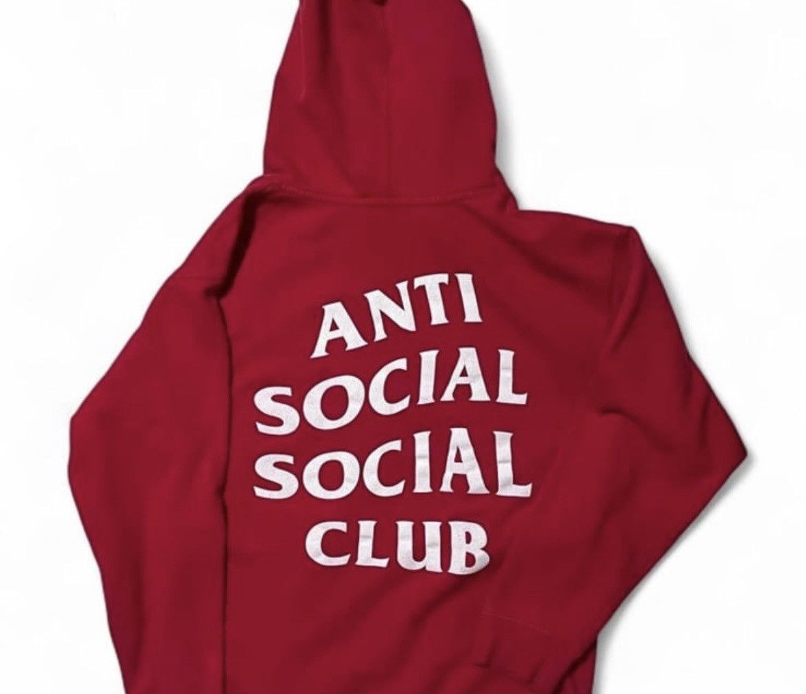 Anti Social Social Club Anti Social Social Club Red Hoodie Size US M / EU 48-50 / 2 - 4 Thumbnail