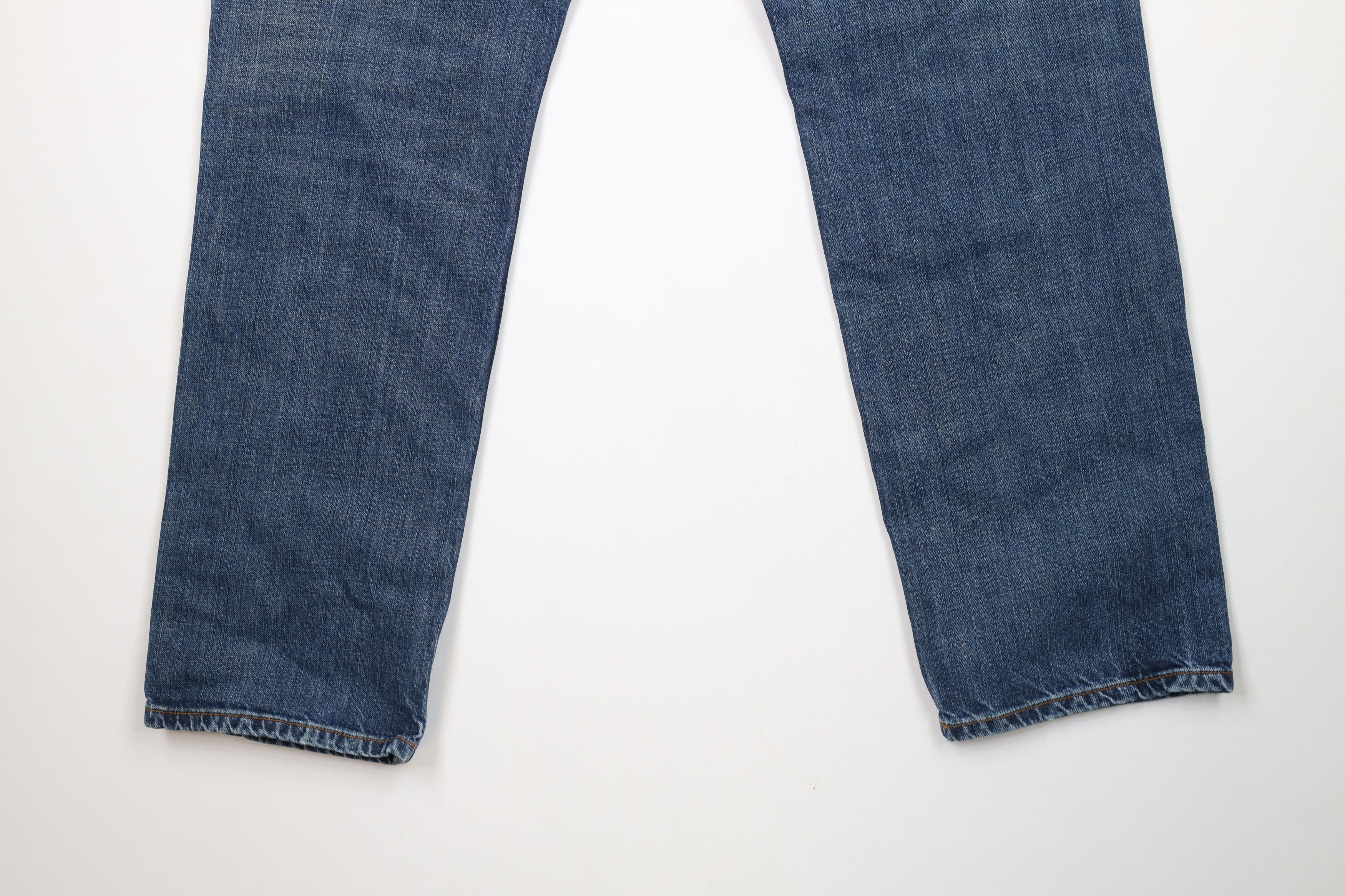Harley Davidson × Vintage Vintage Harley Davidson Spell Motorcycle Denim Jeans Blue Size US 38 / EU 54 - 12 Thumbnail