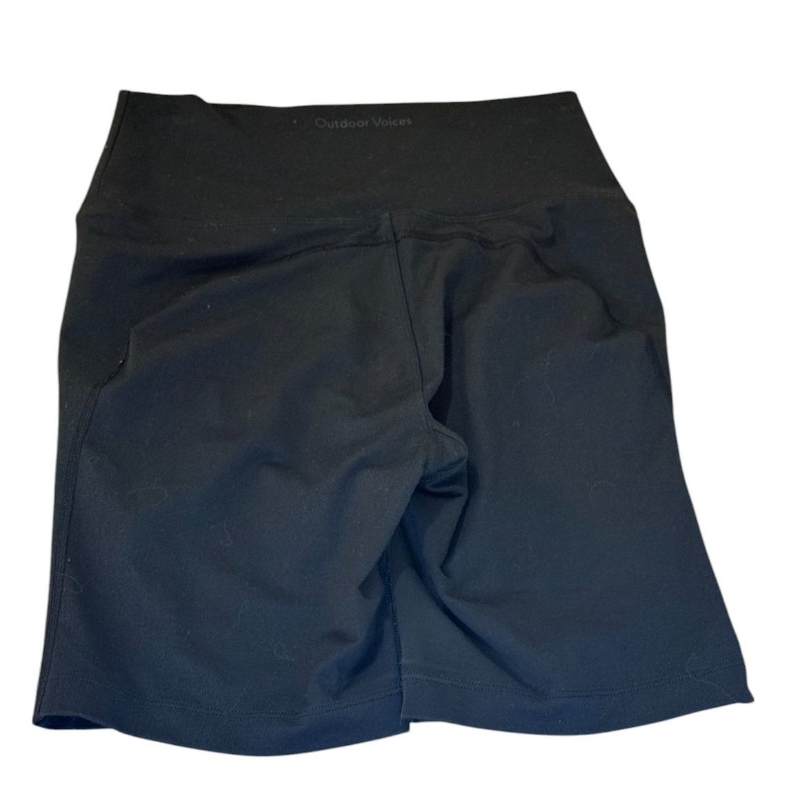 Outdoor Voices Outdoor Voices Shorts Women Small Black Spandex Athleisure Size 23" - 2 Thumbnail