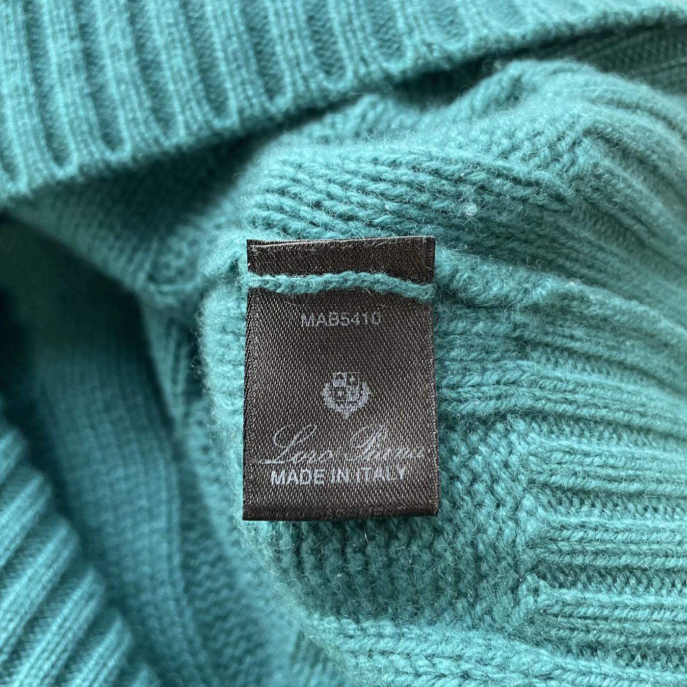 Loro Piana Loro Piana 98 new cable highneck green women's 44 Size M / US 6-8 / IT 42-44 - 7 Thumbnail