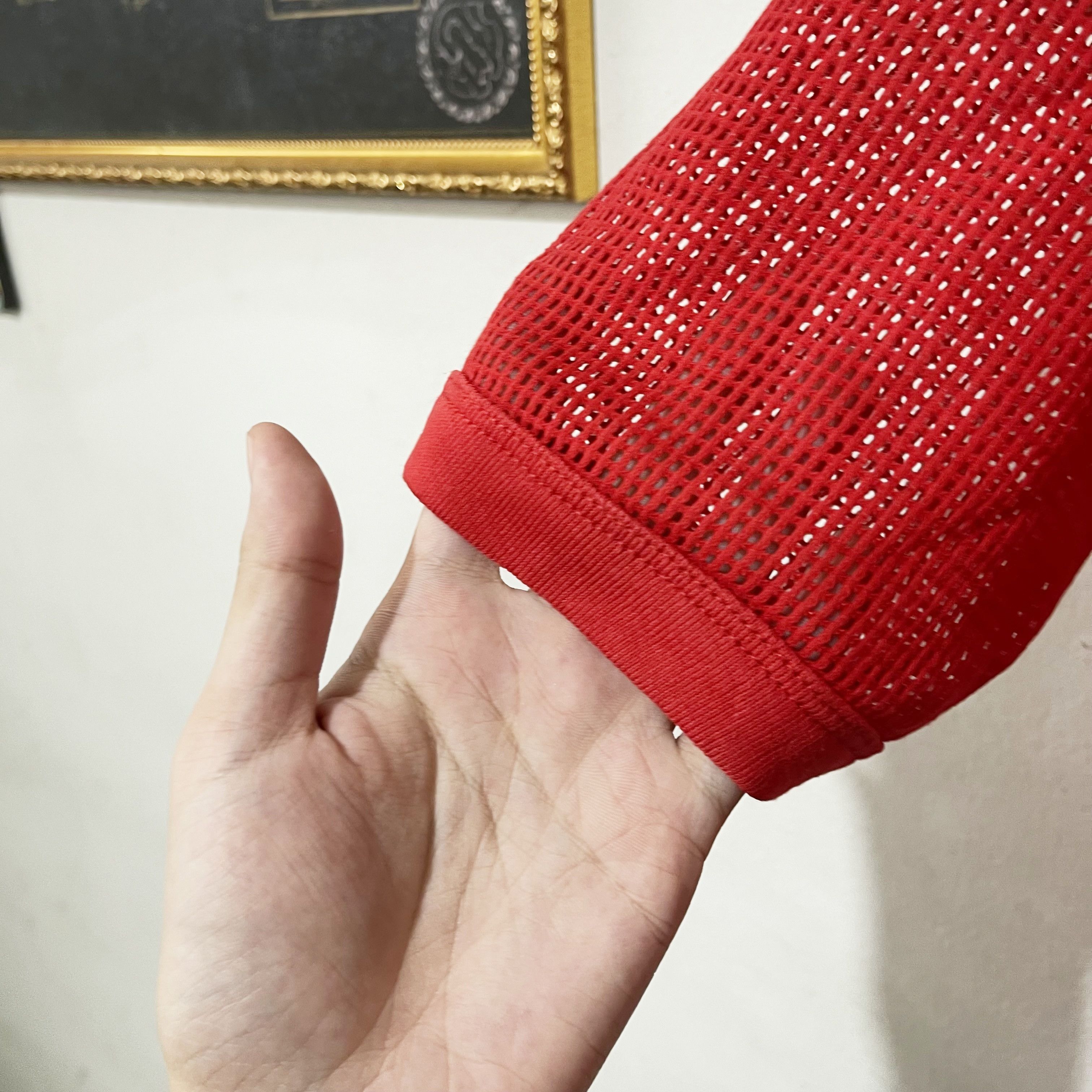 Vintage Vintage 80s USA Made Mesh Knit Football Jersey Size US M / EU 48-50 / 2 - 4 Thumbnail