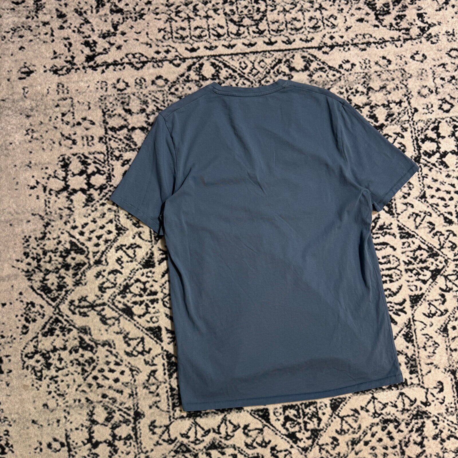 Just Cavalli × Vintage Just Cavalli Blue Cotton T-Shirt Size XS V-Neck Vintage 90s Size US XS / EU 42 / 0 - 10 Thumbnail