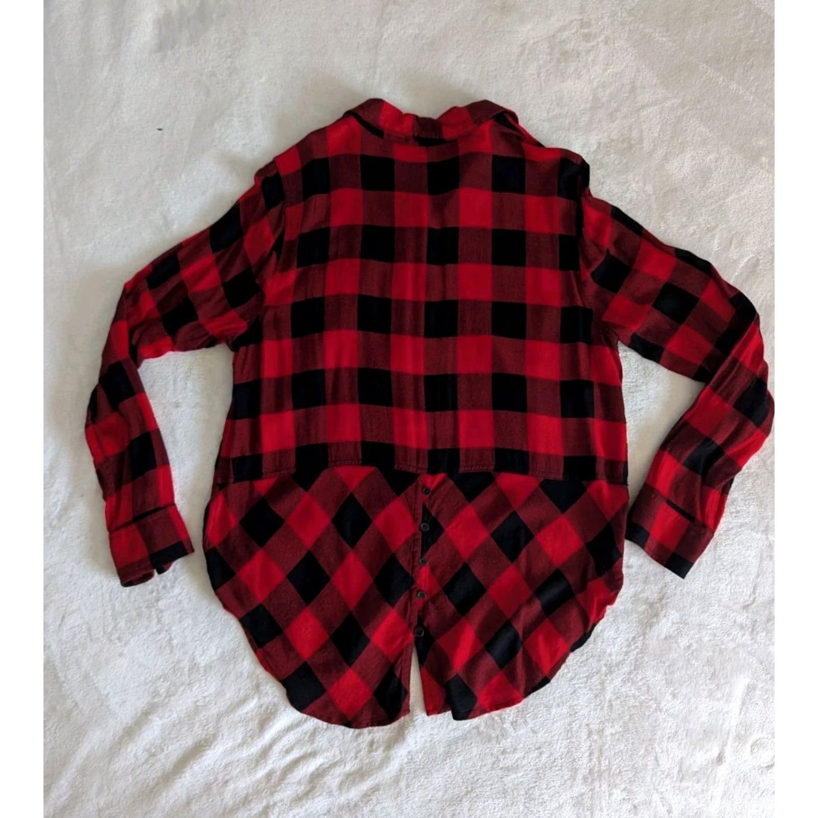 Lucky Brand Lucky Brand Buffalo Check Plaid Button-Up Shirt Women's L Multicolor Flannel Holiday Shirt Ladies Buffa... Size L / US 10 / IT 46 - 7 Thumbnail