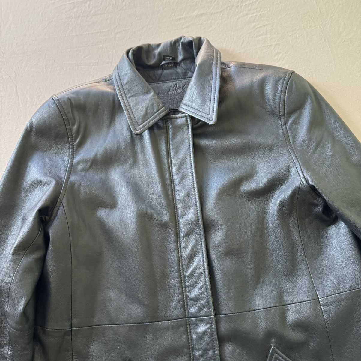 Other Vintage Jacqueline Ferrar Leather Jacket Size S / US 4 / IT 40 - 4 Thumbnail