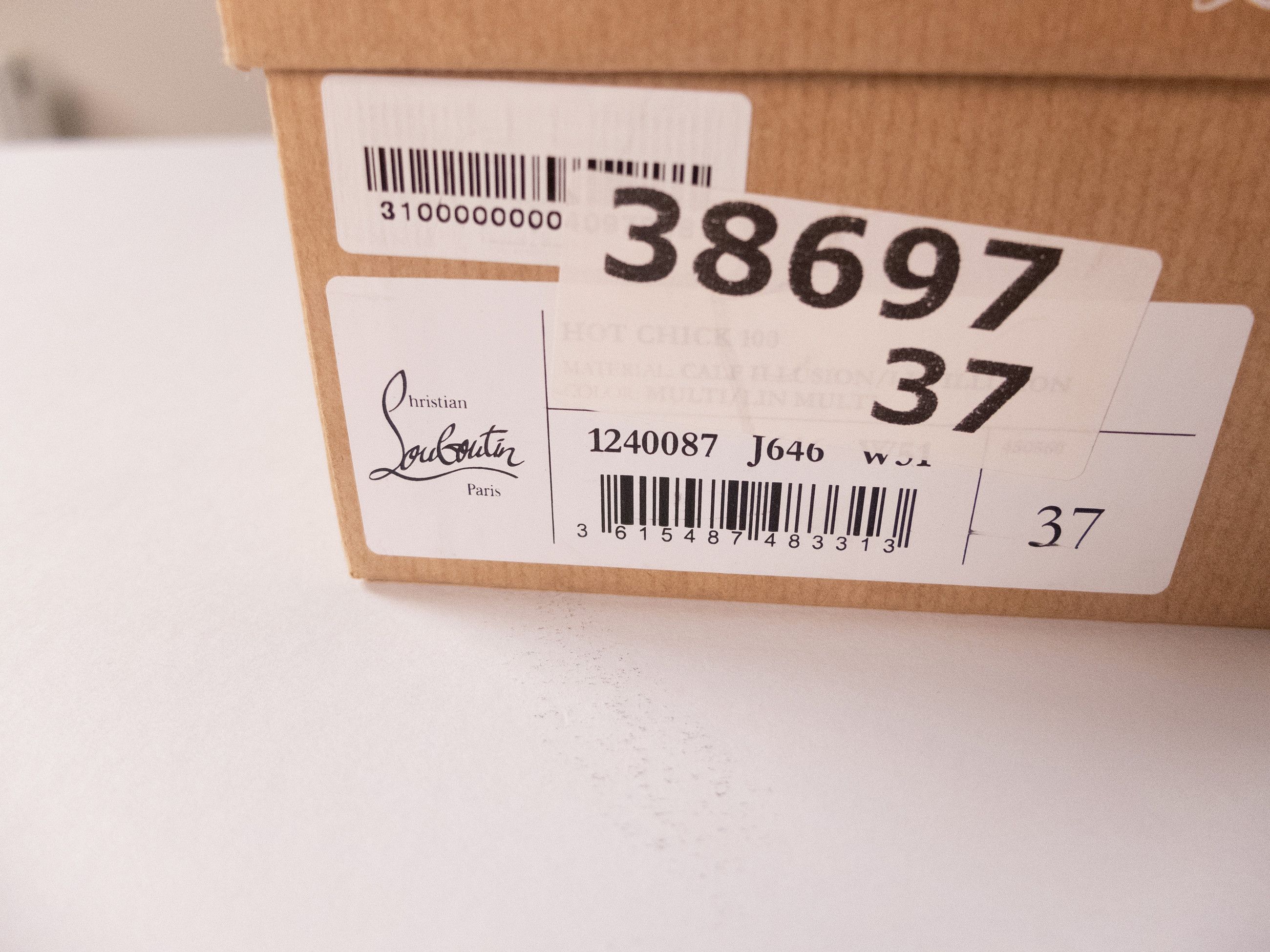 Christian Louboutin CHRISTIAN LOUBOUTIN Hot Chick printed leather pumps 7 37 Size US 6.5 / IT 36.5 - 14 Thumbnail
