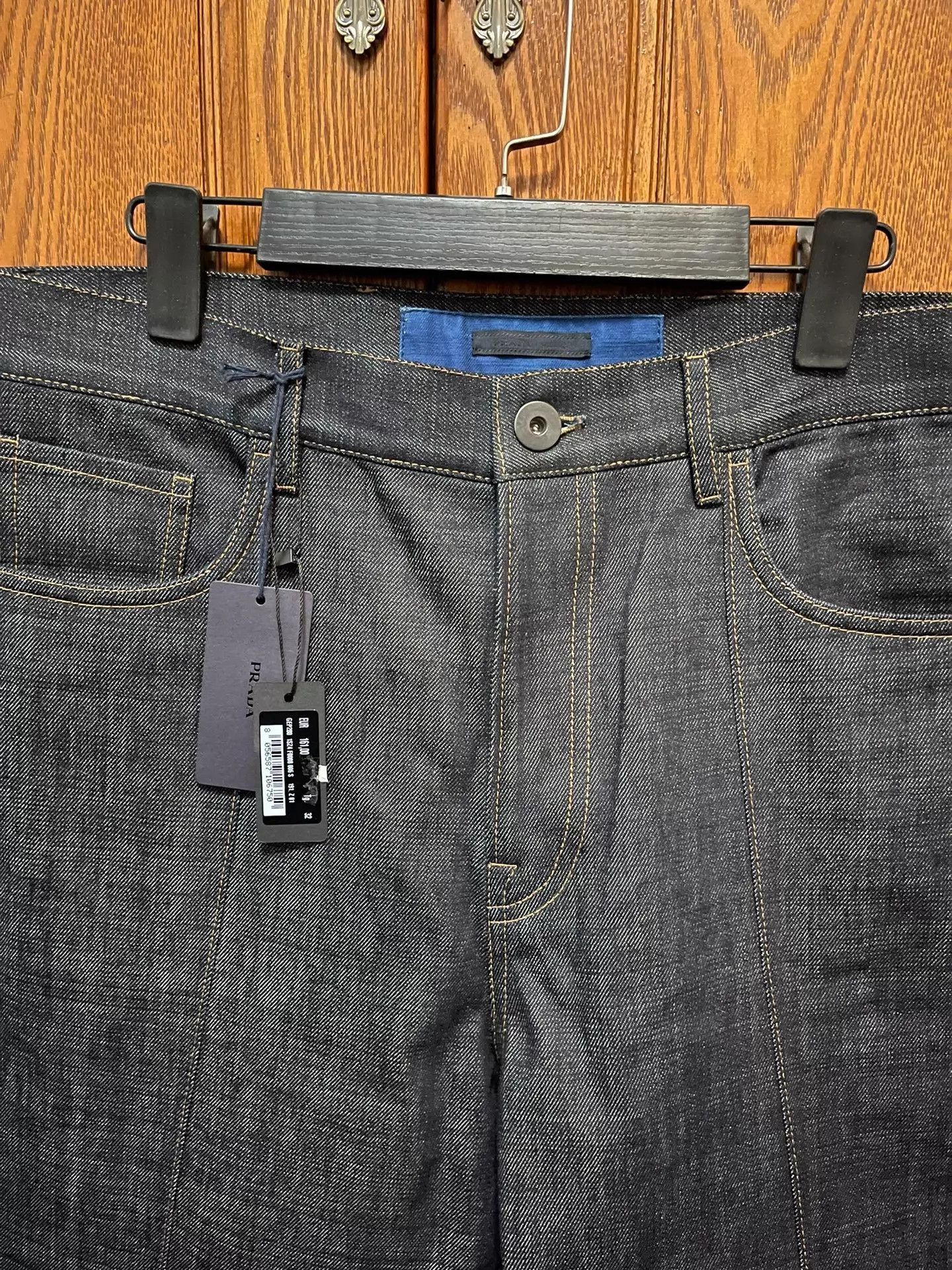 Prada Blue Denim Pants Size 32 Size US 26 / EU 42 - 4 Thumbnail