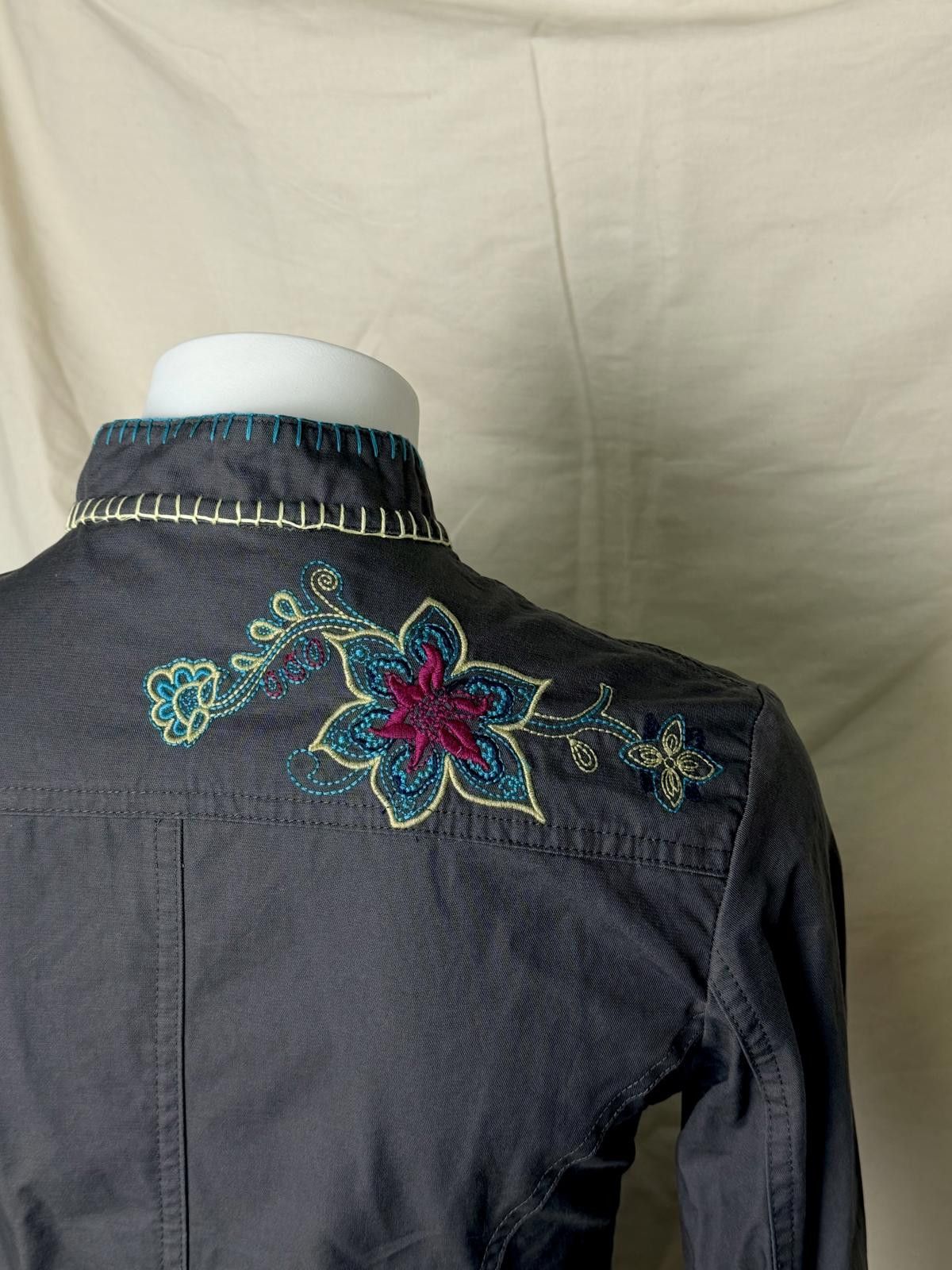 Japanese Brand Deadstock vintage one-of-a-kind embroidered shacket Size S / US 4 / IT 40 - 2 Thumbnail