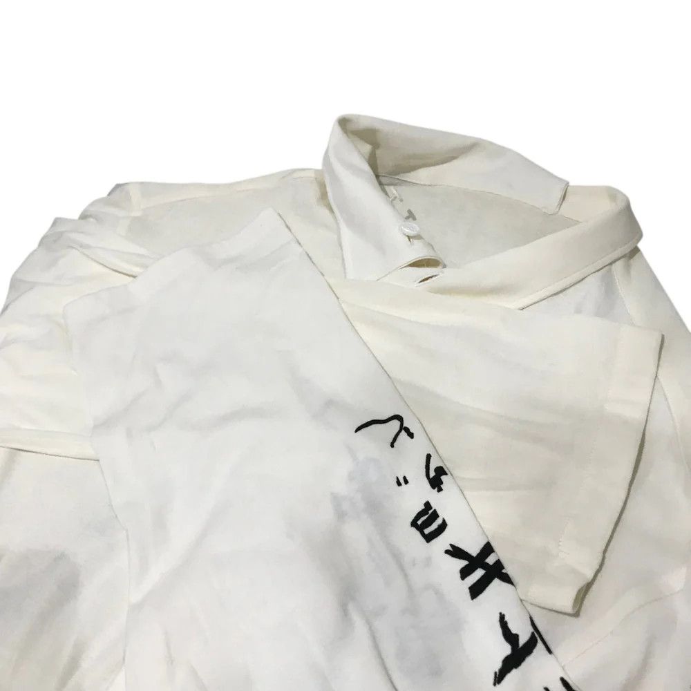 Yohji Yamamoto Yohji Yamamoto pour homme TWISTED ASYMMETRIC STAND BLOUSE Size US M / EU 48-50 / 2 - 5 Thumbnail