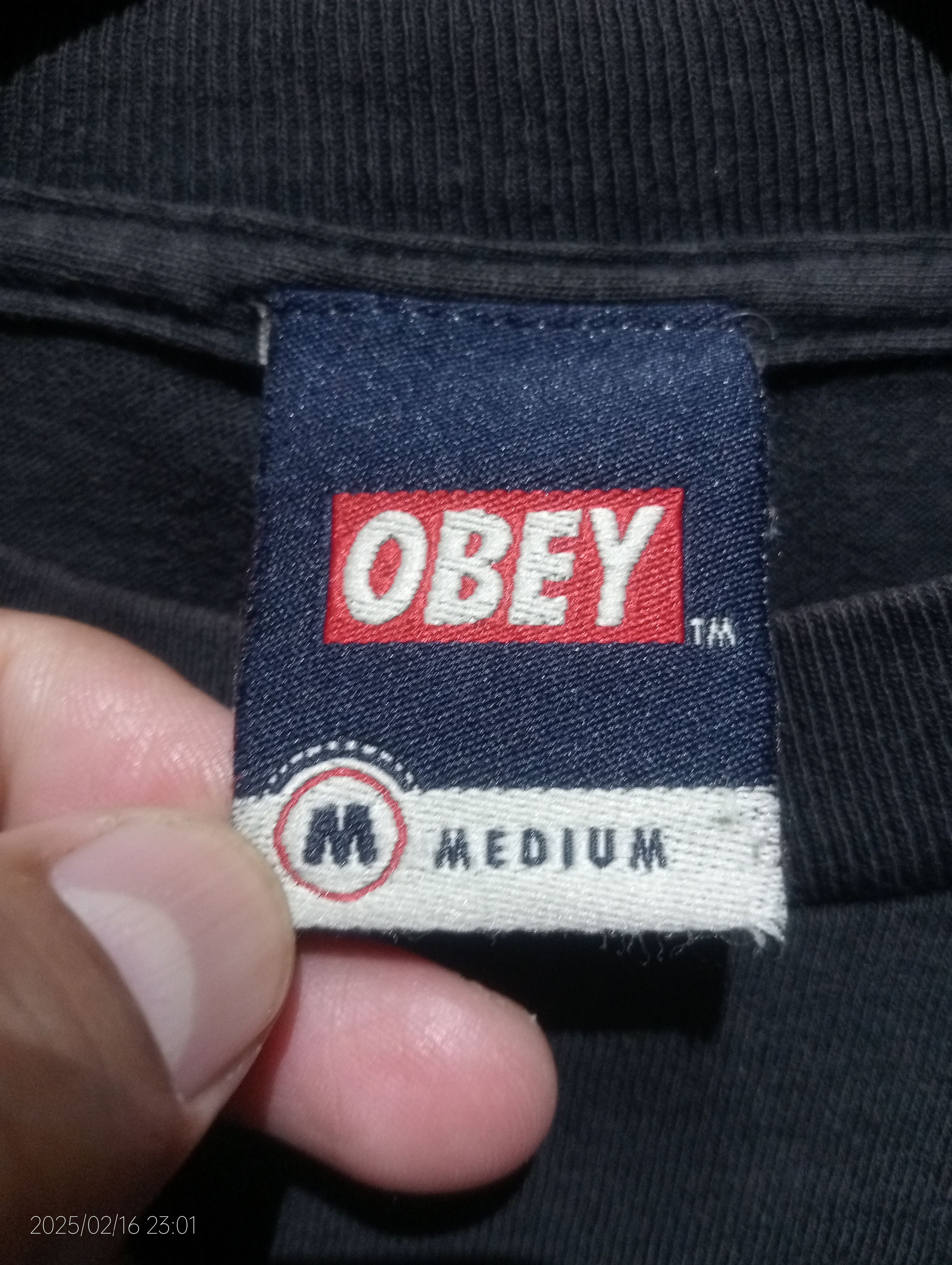 Obey Vintage Y2K Obey Box Logo Tee Very Rare Size US M / EU 48-50 / 2 - 4 Thumbnail