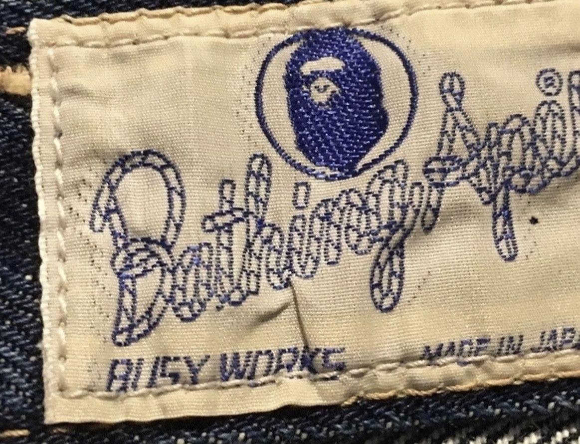 Bape Bape logo pants denim jeans Size US 30 / EU 46 - 4 Thumbnail