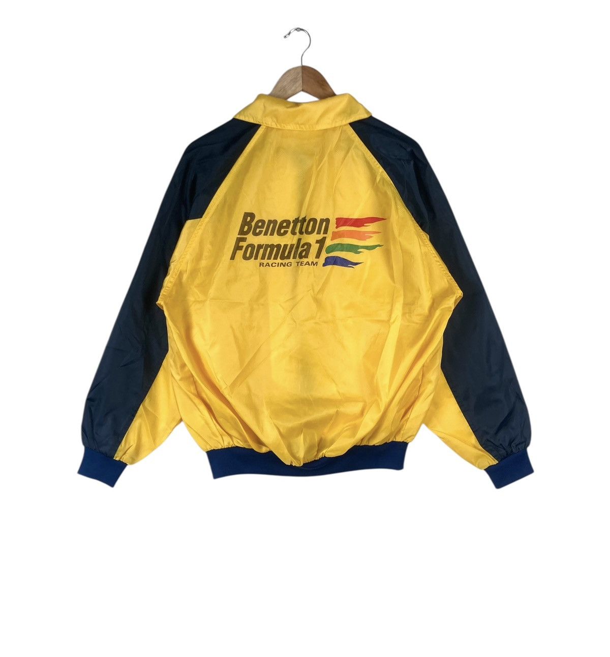 Vintage Benetton Formula 1 Racing Team UCB Light Windbreaker
