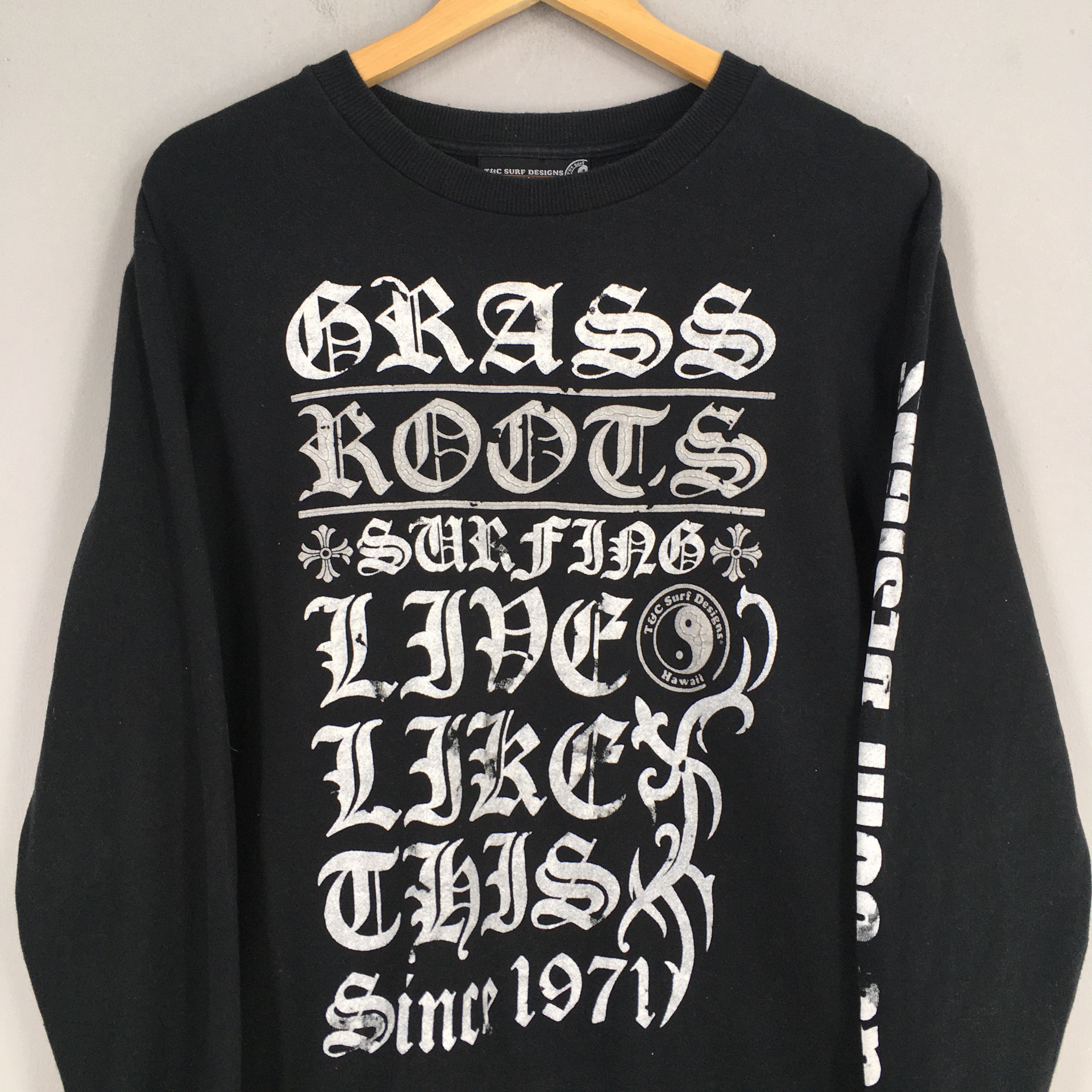 Vintage Vintage 90s T&C Surf Designs Hawaii Sweatshirt Medium Size US M / EU 48-50 / 2 - 2 Thumbnail