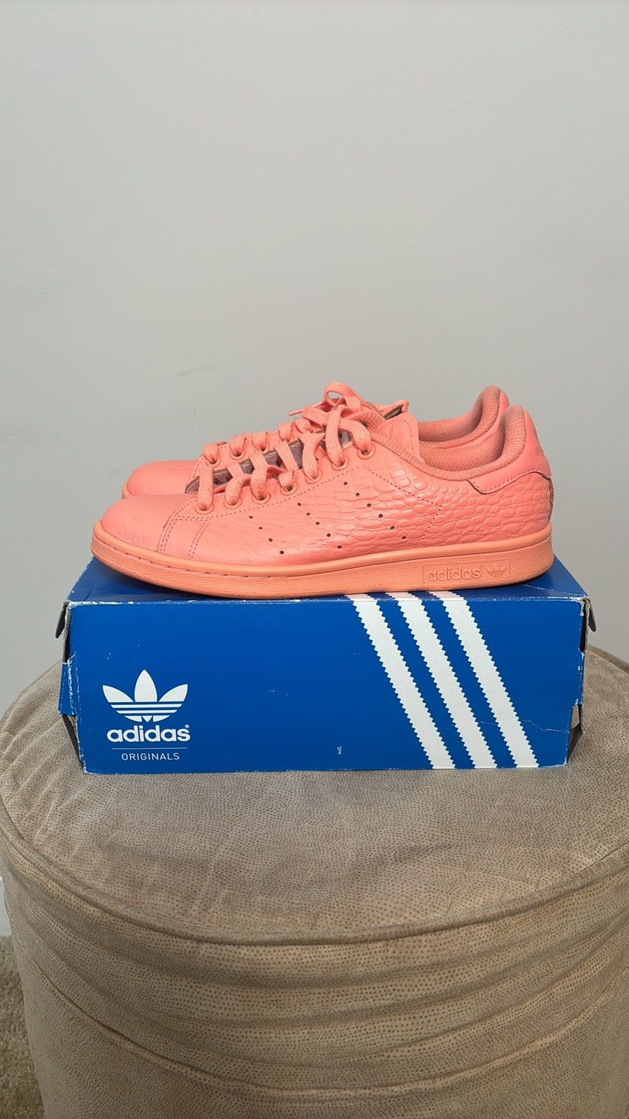 Adidas Adidas Stan Smith Sun Glow Orange Size US 7.5 / IT 37.5 - 3 Thumbnail