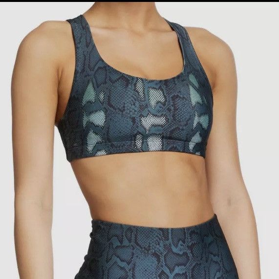 Other NEW Mundra Snakeskin Strappy Sports Bra Size S / US 4 / IT 40 - 1 Thumbnail