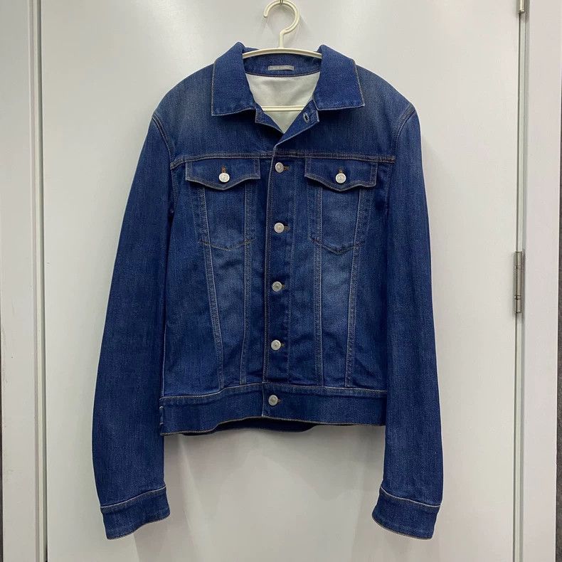 新品同様 Dior homme 04SS アイスブルー泥WAX デニムジャケット Dior homme 04SS アイスブルー泥WAXデニムジャケット - メルカリ