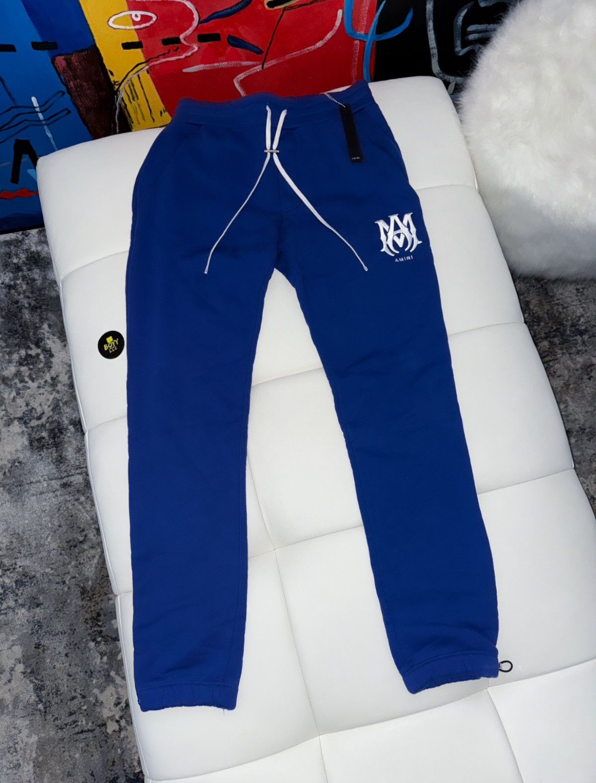 Amiri Amiri ma logo sweat pants Size US 30 / EU 46 - 1 Thumbnail
