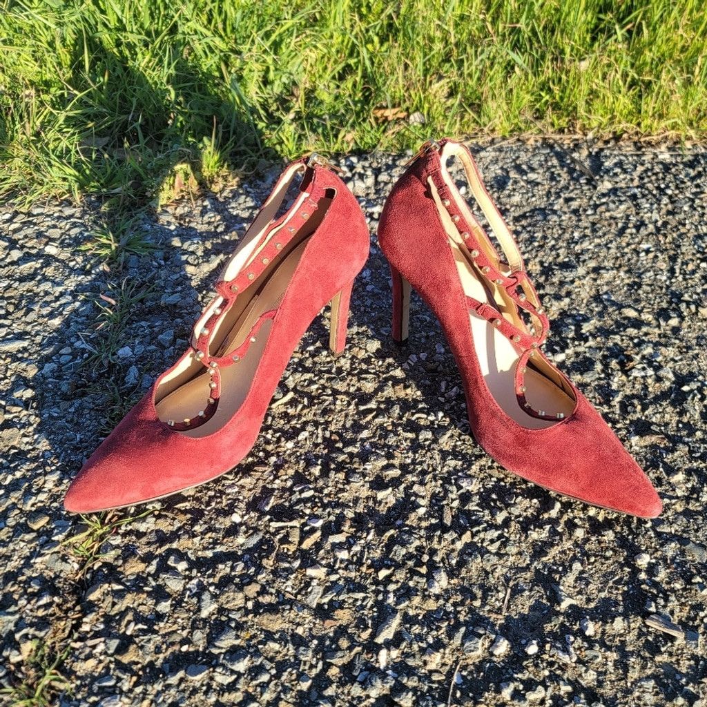Banana Republic Banana Republic Women's Burgundy and Red Courts Size US 9 / IT 39 - 7 Thumbnail