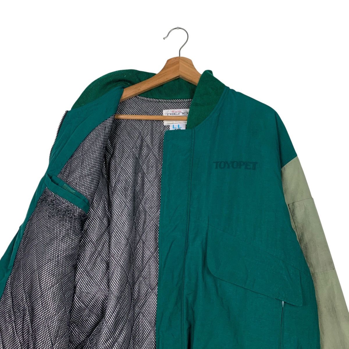 Japanese Brand TOYOTA Tecno TOYOPET Big Logo Bomber Jacket #2063-C90 Size US L / EU 52-54 / 3 - 10 Thumbnail