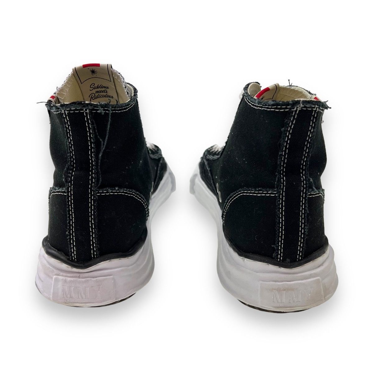 Maison MIHARA YASUHIRO Maison Mihara Yasuhiro Peterson High Black White Size US 10 / EU 43 - 4 Thumbnail