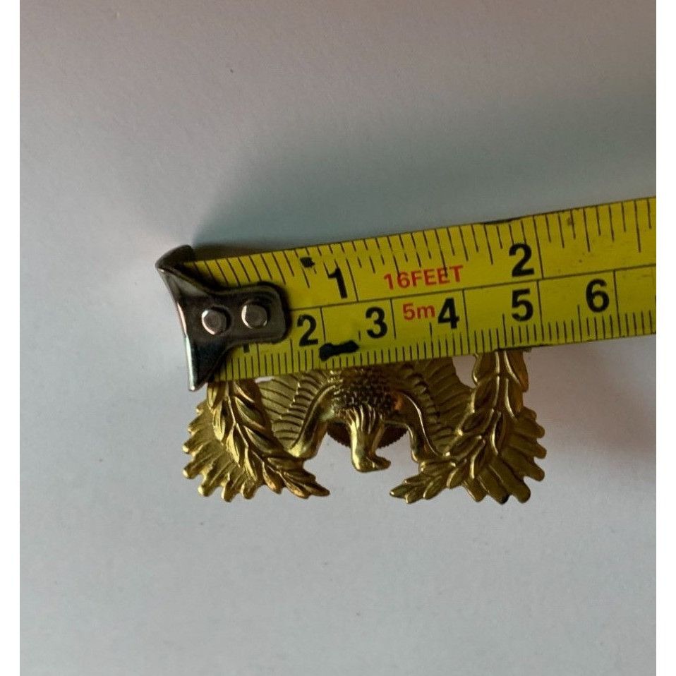Other Vintage US Army Warrant Officer's Cap Eagle Pin with Screw B Size ONE SIZE - 6 Thumbnail