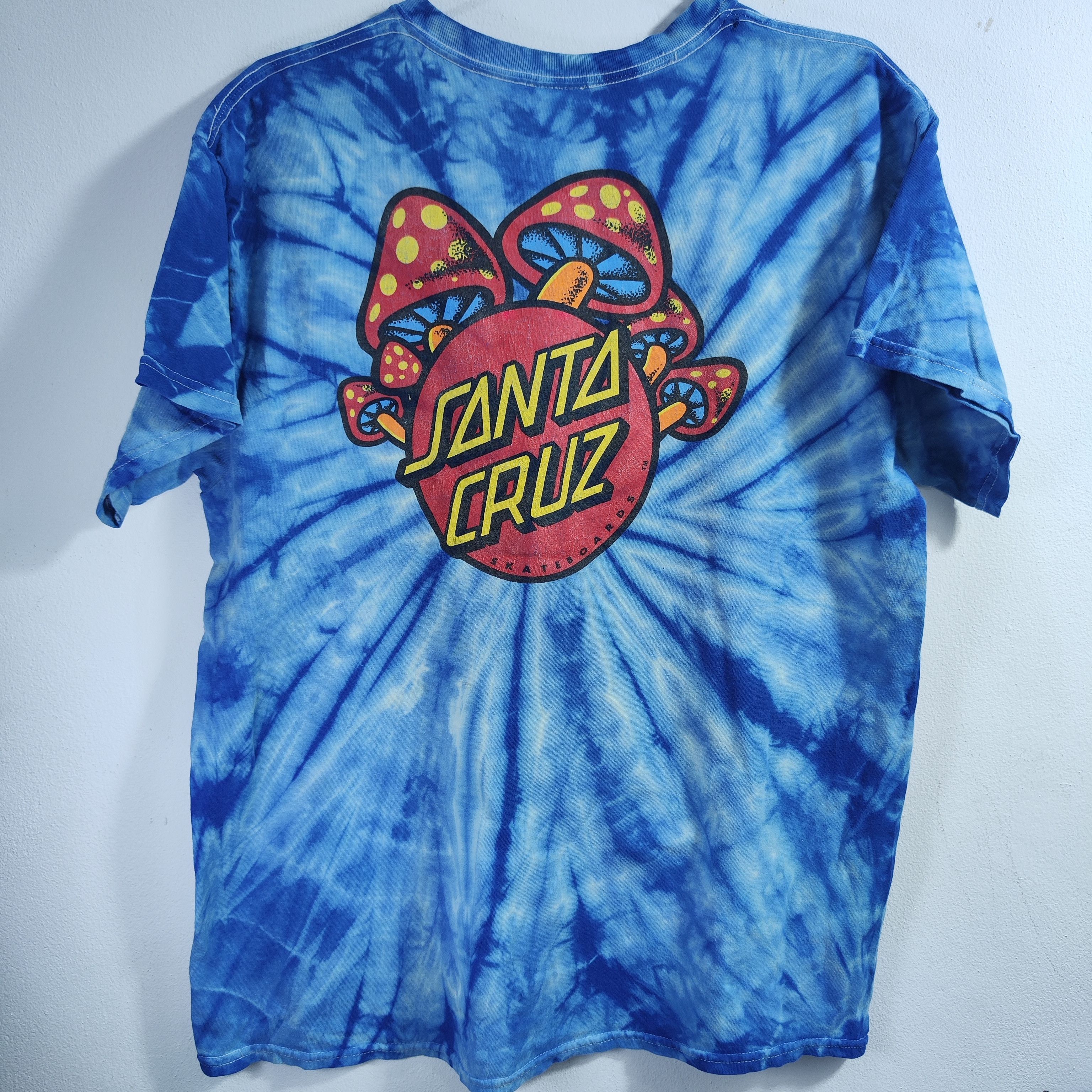 Santa Cruz Skateboards Santa cruz Tie dye Mushroom Tee Large Size US L / EU 52-54 / 3 - 1 Thumbnail