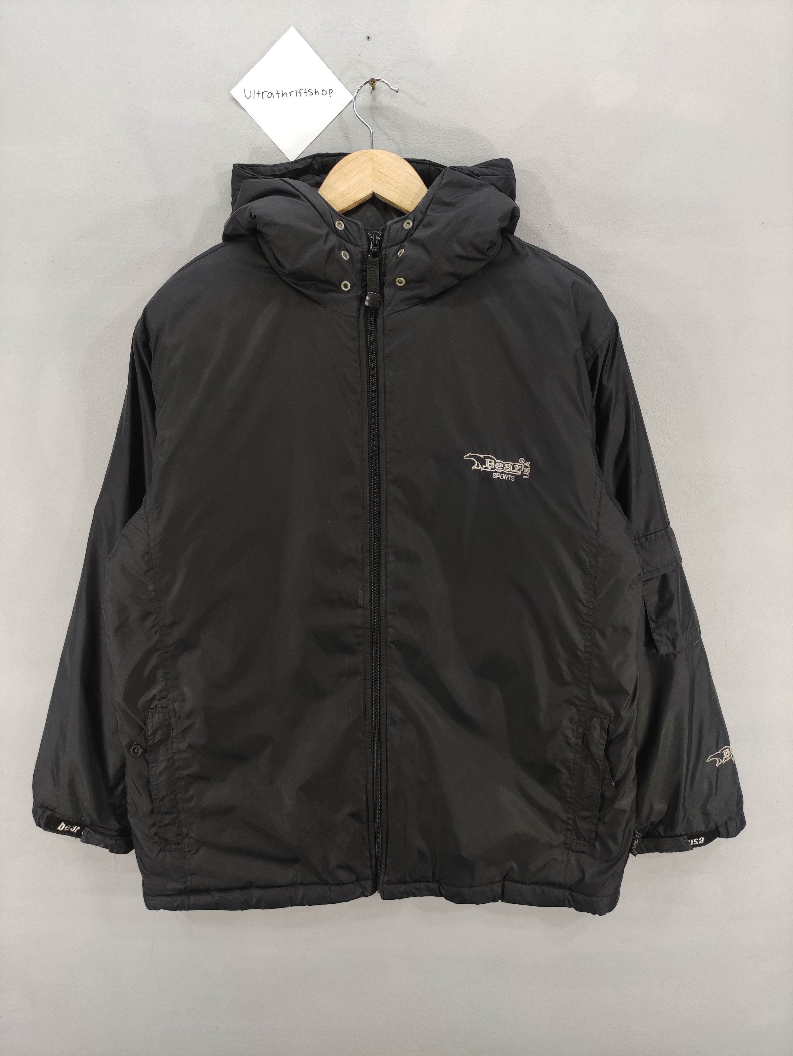 Vintage Vintage Bear Sports Puffer Jacket Hoodie Zipper Size US M / EU 48-50 / 2 - 1 Thumbnail