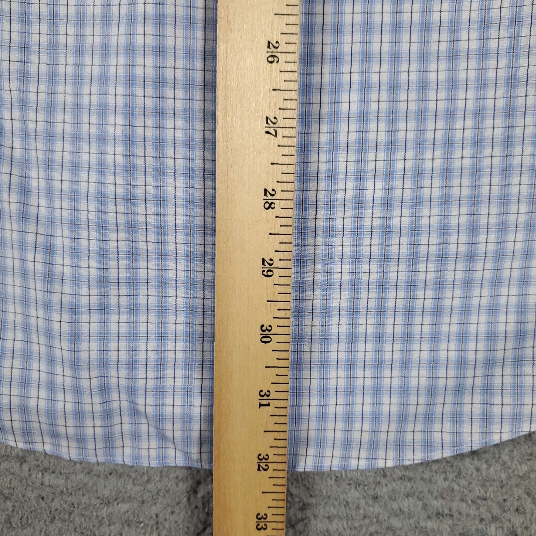 Brooks Brothers Brooks Brothers Shirt Mens Size 15.5 Blue Plaid Dress Button Up Long Sleeve Size 40R - 4 Thumbnail