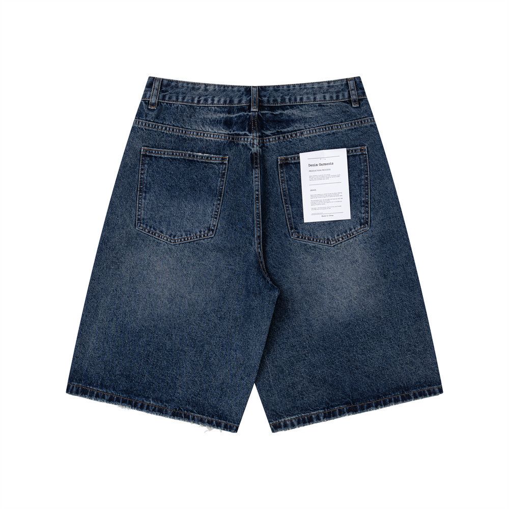 Vintage Men's Vibe washed distressed denim shorts Size US 32 / EU 48 - 2 Thumbnail