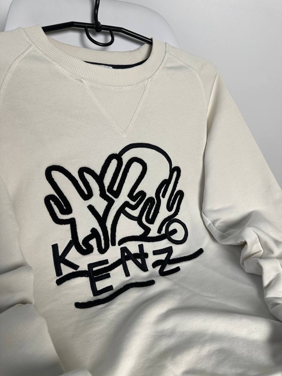 Kenzo × Vintage 🔥Kenzo Paris Sweatshirt Cactus Logo Men’s Size US S / EU 44-46 / 1 - 2 Thumbnail