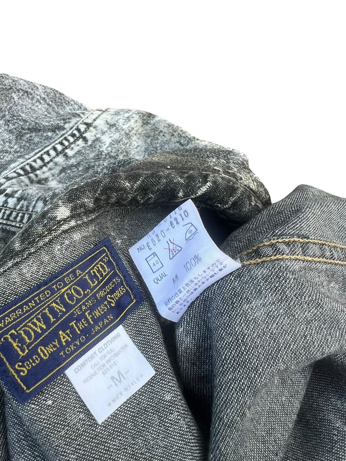 Edwin Vintage Edwin Japan Acid Washed Double Pocket Oversize Shirt Size US M / EU 48-50 / 2 - 21 Thumbnail