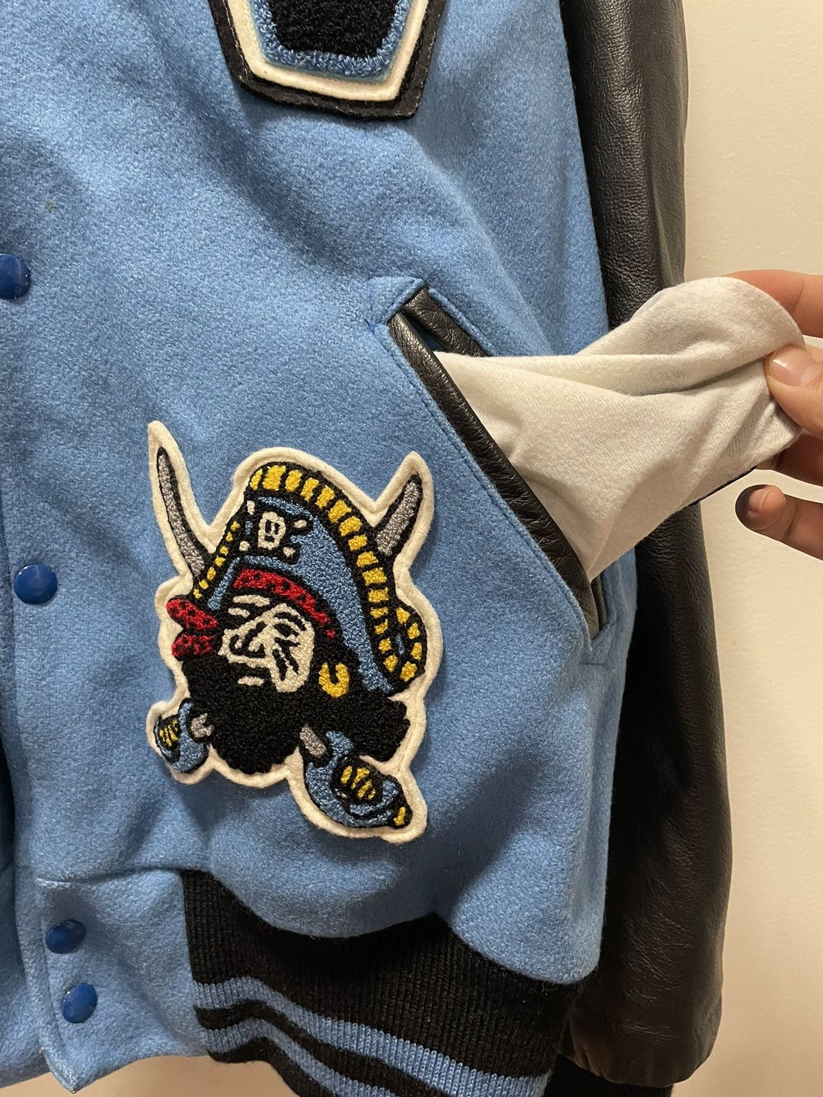 Whitesville Vintage Varsity Jacket w/ patches Skookum Whitesville Size US XL / EU 56 / 4 - 4 Thumbnail