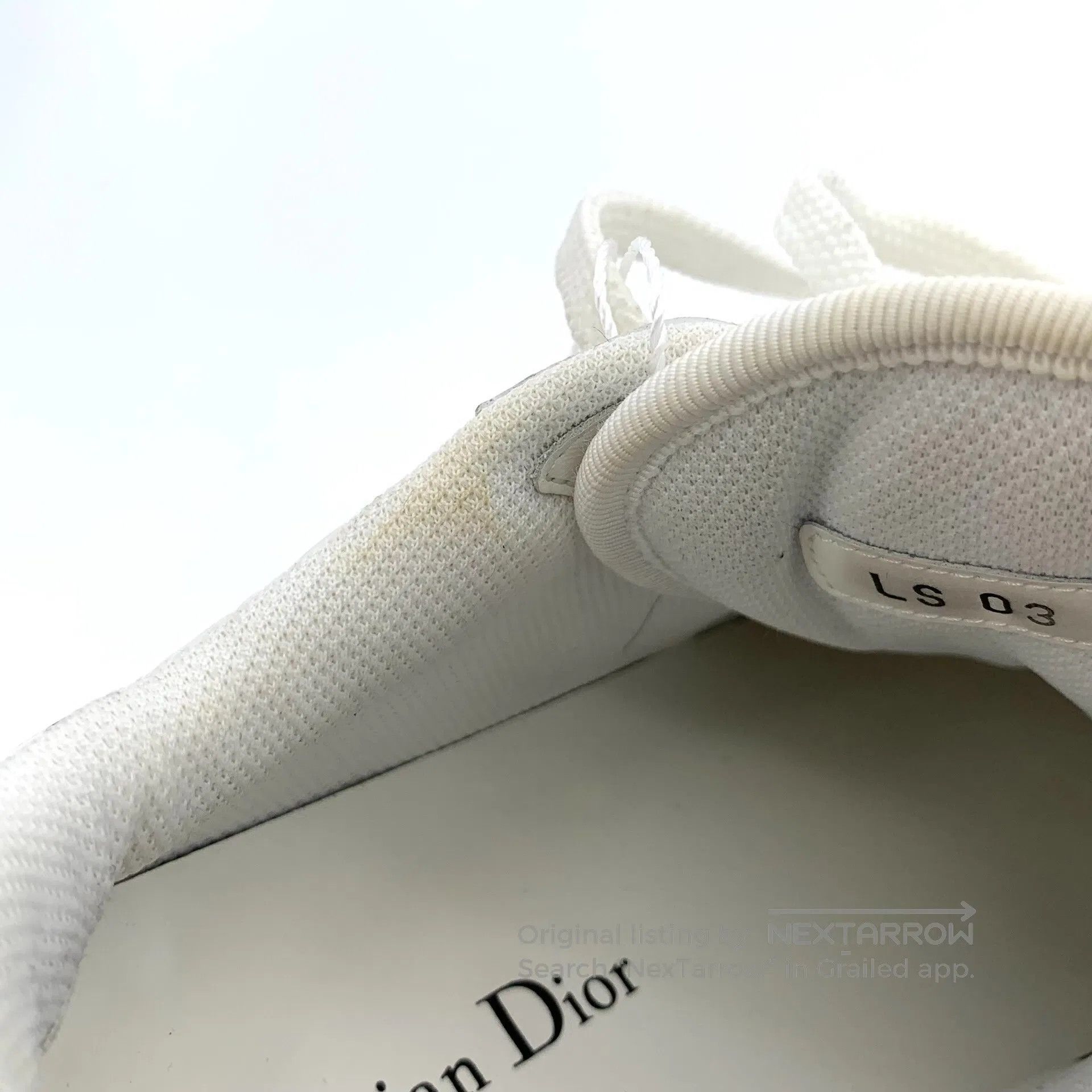 Dior Dior White logo embossed leather lace-up casual flat shoes Size US 5.5 / IT 35.5 - 8 Thumbnail
