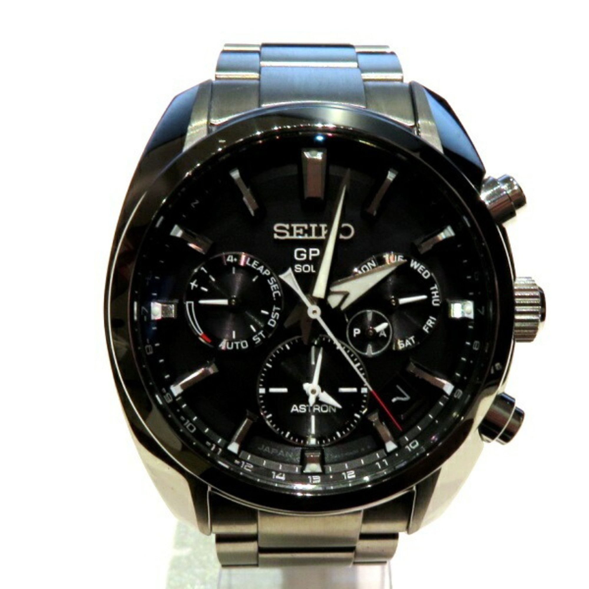 image of Seiko Astron Gps Sbxc021 5X53-0Aj0 Radio Solar Watch Men's in Purple