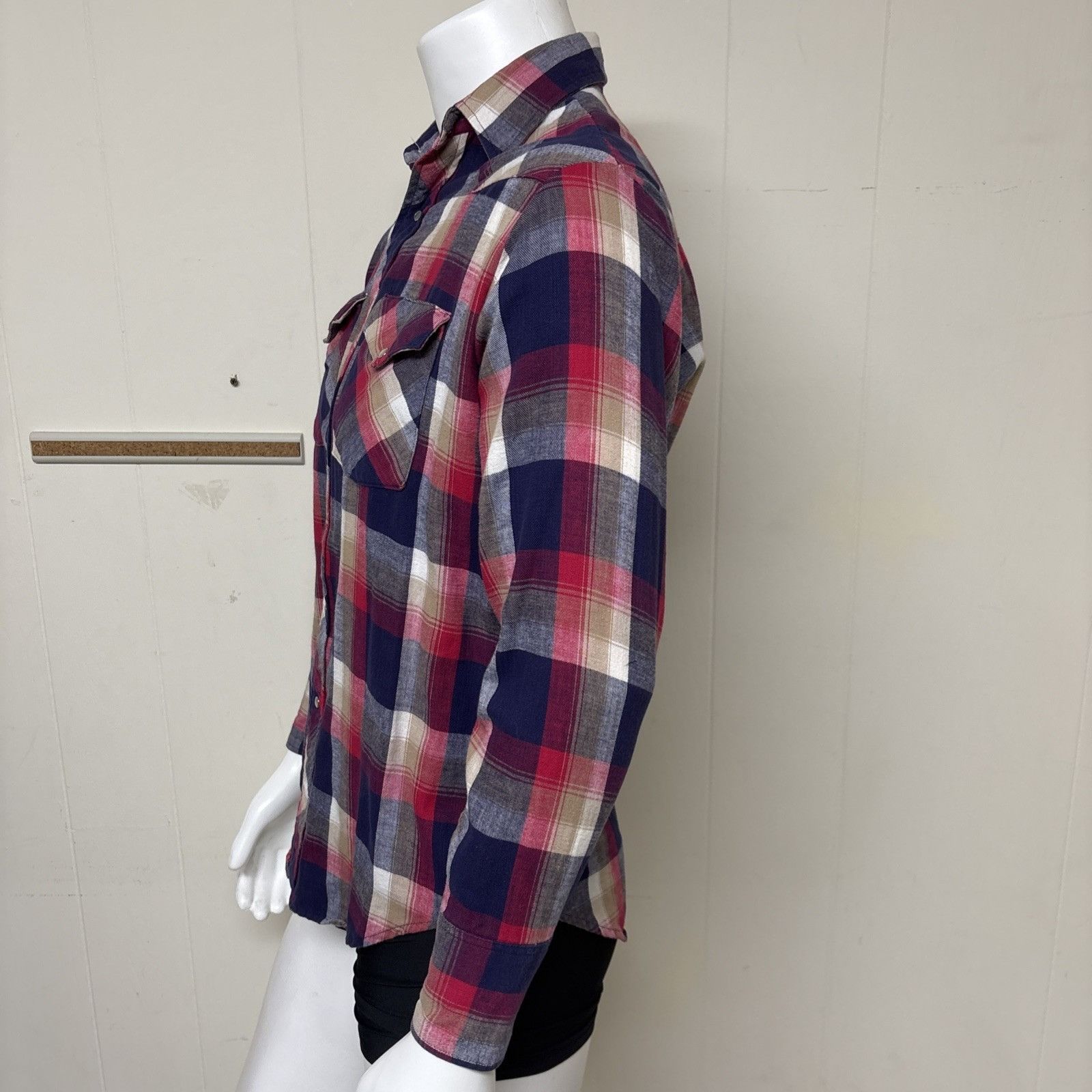 Other Vintage Plaid Flannel Shirt Genuine Roebucks USA Mens M 70s Size US M / EU 48-50 / 2 - 2 Thumbnail