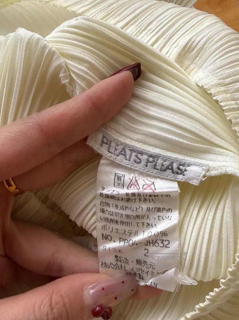 Issey Miyake Issey Miyake Cream White Dress Size M / US 6-8 / IT 42-44 - 3 Thumbnail