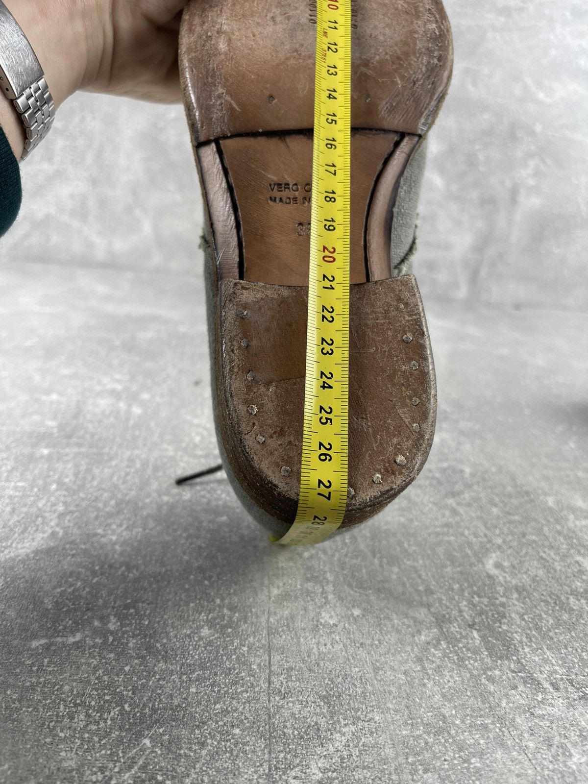 Other Minimalist Avant Garde Gray Marsala Denim Formal Shoes Size US 8 / IT 38 - 10 Thumbnail