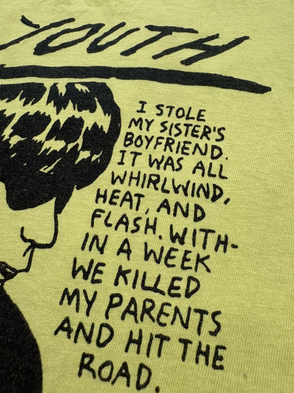Band Tees Vintage 00s Sonic Youth Goo Album Tee Band Shirt Distressed Size US XL / EU 56 / 4 - 10 Thumbnail