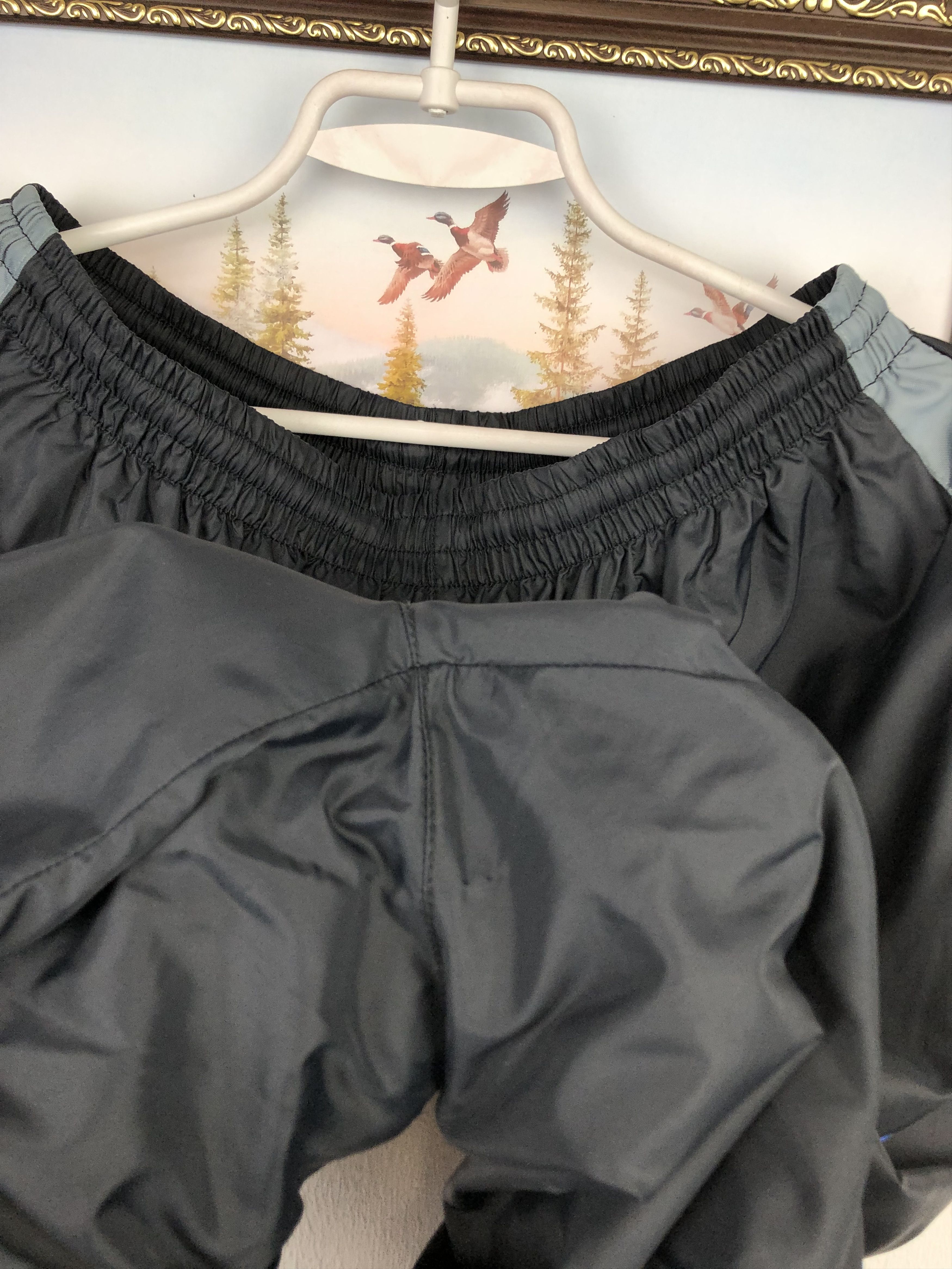 Nike Vintage 90's Nike Nylon Black Pants Track Sweatpants Size XL Size US 38 / EU 54 - 4 Thumbnail
