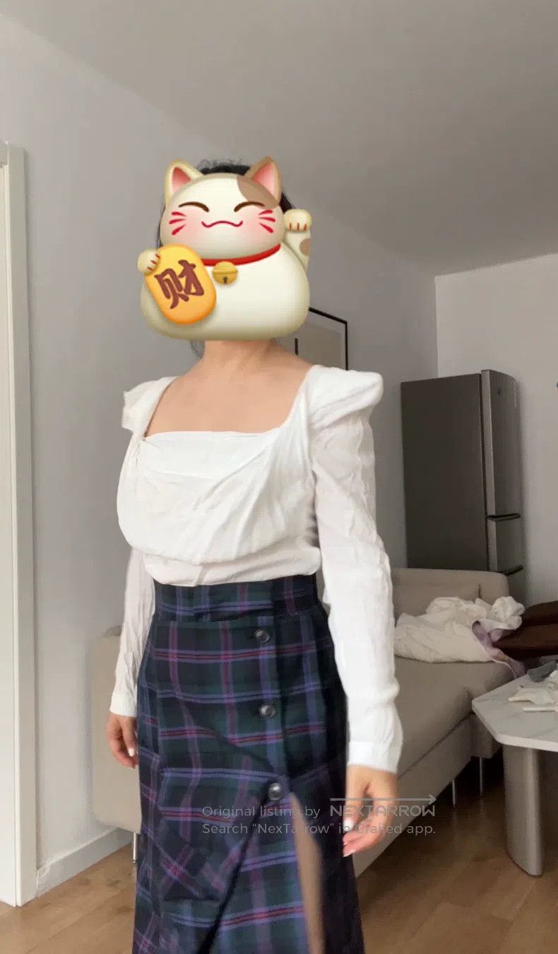 Vivienne Westwood Vivienne Westwood Dip Hem White Long Sleeve Size S / US 4 / IT 40 - 1 Thumbnail
